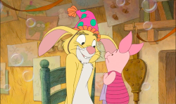 rooshoes:  Pictured: Bunny  piglet get off my dick its my birthday