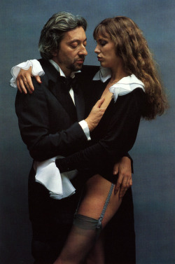 Serge Gainsbourg & Jane Birkin, Paris 1978 - Ph. Helmut Newton