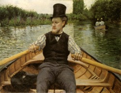 fuckyeahimpressionism: Gustave Caillebotte - Oarsman In A Top