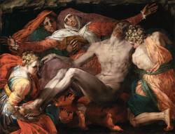 f-featherbrain:  Rosso Fiorentino, Pietà, 1537-1540 