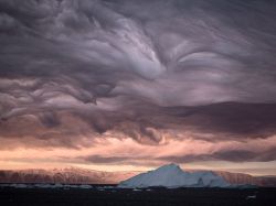 sav3mys0ul:  Stratus Clouds, Greenland Photograph by Bryan and