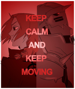 animated-thought-bubble:  FMA: Keep Calm and Keep Going 