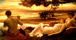 langoaurelian:  “IDYLL” ~ Lord Frederick Leighton 1881 