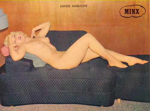 laughinatya:  Color photo of Sande Marlowe, as featured in ‘MINX’ magazine.. 