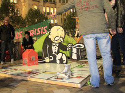 Banksy Artwork for Occupy London Movement The Occupy London Movement