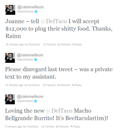epic4chan:  Rainn Wilson loves DelTaco  画 