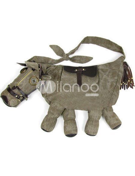ohnomilanoo:  To make horse faced people look better in comparison?  …I’m sorry… but… I actually kind of like this. Not enough to buy it. I will make it. I will make it the most glorious sad pony bag ever. CHALLENGE ACCEPTED