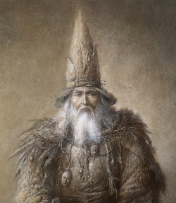 the-unknown-friend:  The Wizard, by Yaroslav Gerzhedovich 