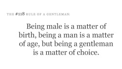 gentledom:  And what a clever choice it is, not really unselfish.