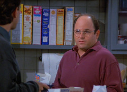 dailyseinfeld:  George: Why does she want you to be mad? Jerry: