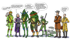 kxkrah:  In which Ninja Turtle cosplay takes on a whole new meaning…