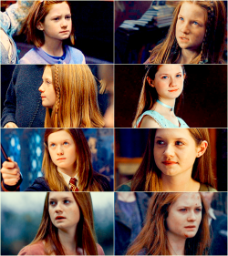  Ginny Weasley through the years 