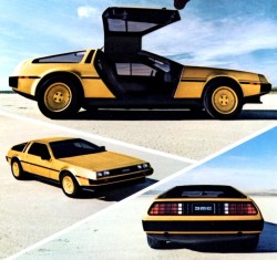 therealomen:  1981 Gold Plated DeLorean 
