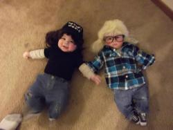 crookedsunshine:  Winners for a baby costume contest- OMG i want