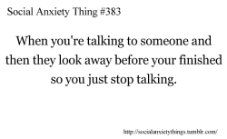 Social Anxiety Things