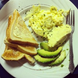 Breakfast time.  (Taken with instagram)