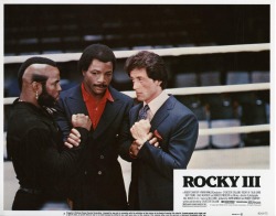 lobbycards:  Rocky III, US lobby card. 1982
