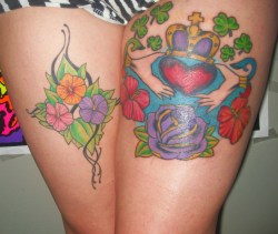 my religion and my nationality thigh pieces.