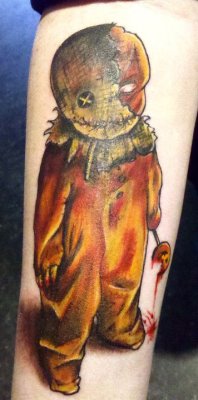 fuckyeahtattoos:  Trick R Treat dudee, done by: Danny Lepore.