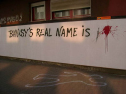 hail-whore-gore:   gulping:  THIS IS AMAZING  BANKSY IS THE FUCKING