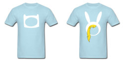 adventuretime:  Finn & Fionna His and Hers Shirts From Ikurx