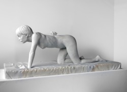 Thom Puckey, Isabelle Schiltz as Crawling Figure, statuario marble,