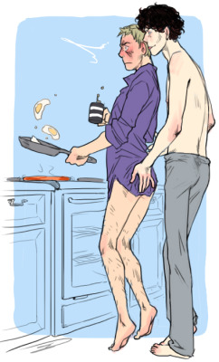 why are you surprised john you were cooking without pants, you