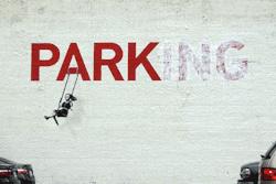 laughingsquid:  Animated Banksy, A Series of Banksy Street Art