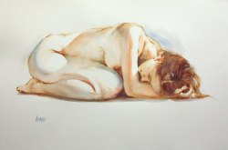 Pauline Adair, “Curled Up Girl”