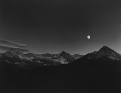 shomei:  nirvikalpa: Ansel Adams, Autumn Moon, the High Sierra