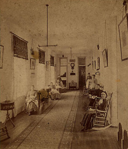 steelylaceribbon:  Kalamazoo Mich Insane Asylum, (1870ies) 