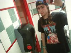 Huddle House bathroom, so hungover. I miss those down the bayou