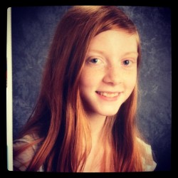 Lydia’s school pictures turned out well! (Taken with instagram)