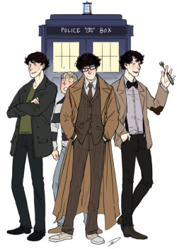 alllll the clothingssss angelaprongs: could you draw Sherlock