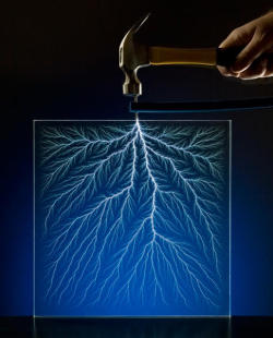   Trapping LightningThe above image is of a Lichtenberg Figure which