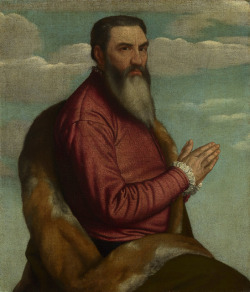 flashandfootle:  Praying Man with a Long Beard, Moretto da Brescia.