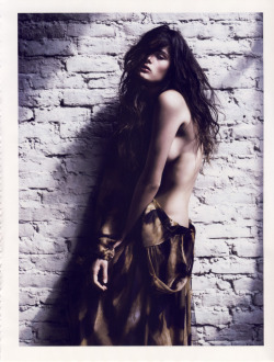 Isabeli Fontana Photography by Mario Sorrenti Styled by Emmanuelle