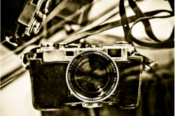 The camera of Ernesto “Che” Guevara that he had right