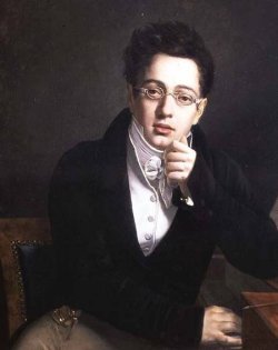 toomuchart:  Josef Abel (1768-1818), Portrait of Schubert, 19th