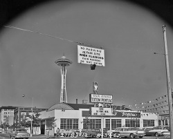 fuckyeahseattle:  World’s Fair signage, 1962 (by Seattle Municipal
