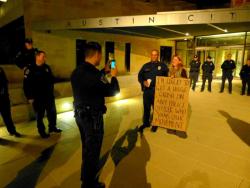 Sign Of The Times of the Day: Occupy Austin unleahes its secret