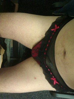 smutlove:  Mistress has instructed me to wear panties to work