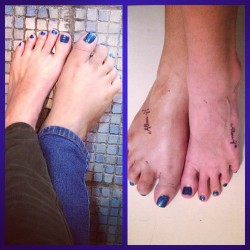 Before &amp; after with @sneaks_n_bows (Taken with instagram)