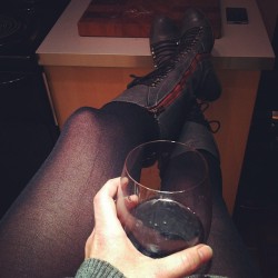 Dos Fincas Malbec nightcap.  (Taken with instagram)