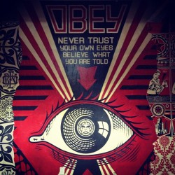 OBEY – never trust your own eyes believe what you are told