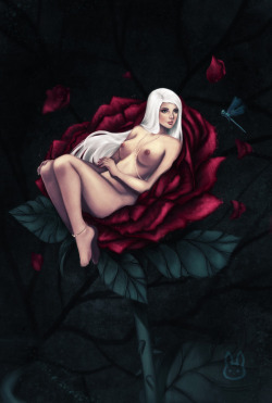 artforadults:  Rose Full of Thorns by Jennifer Duong 