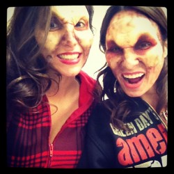 Without our fangs, @Amber_RayneXXX &amp; I just look like goblins&hellip; (Taken with instagram)