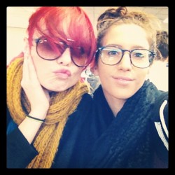 airportin&rsquo; with @zoe_voss (Taken with instagram)