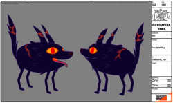 adventuretime:  Fire Wolf Pup Designed by Andy Ristaino. 