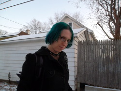 New hairdo!  It…. came out exactly like the old colour!  